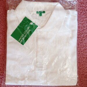 NEW Bennetton India Button Shirt